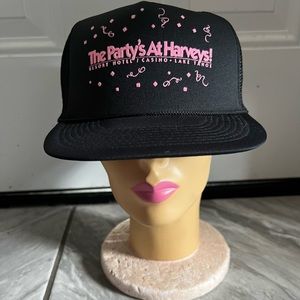 Harvey’s hotel Lake Tahoe Vintage mesh SnapBack Hat 1990s 1980s